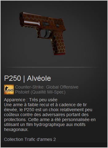 P250 | Alvéole Skin CSGO